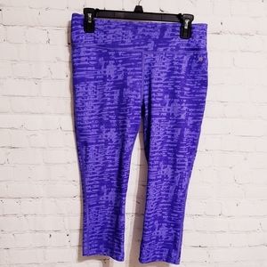 LAYER 8 BLUE YOGA LEGGINGS CROP PANTS